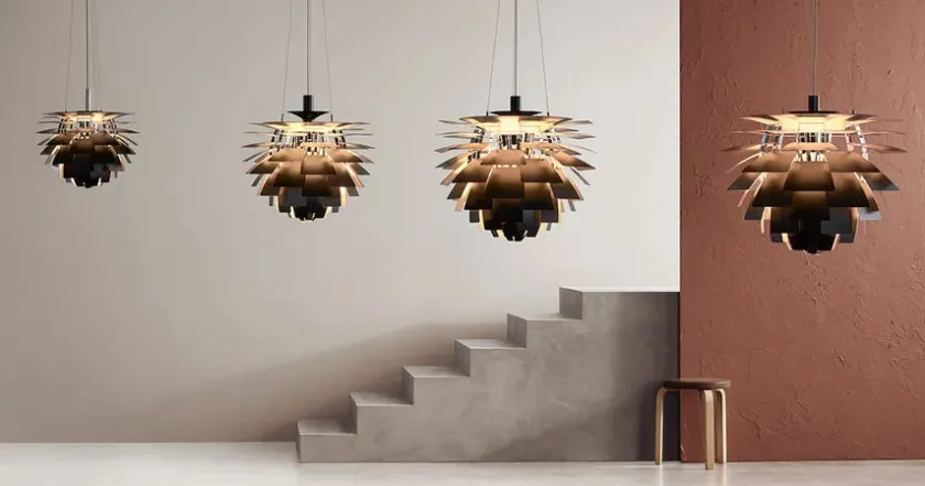 Louis Poulsen Spots|Pendler<PH Artichoke Soft White/Brass fra