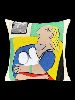 Poulin Design Puder Og Plaider|Puder<Picasso Femme Dans Un Fauteuil Jaune pude fra