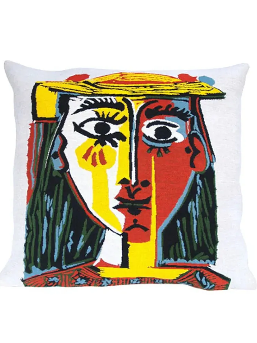 Poulin Design Puder Og Plaider|Puder<Picasso Portrait of a Woman with a Hat pude fra
