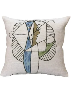 Poulin Design Puder Og Plaider|Puder<Picasso Tête de Faune Chevelu pude fra