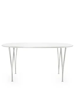 Fritz Hansen Spiseborde<Piet Hein B612 Bord, hvid laminat fra