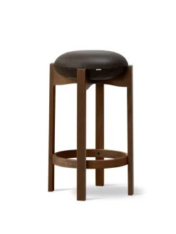 Fredericia Furniture Barstole<Pioneer Bar Stool, smoked oak/primo 86 fra