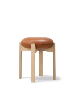Fredericia Furniture Skamler<Pioneer Stool, lacquered oak/max 95 fra