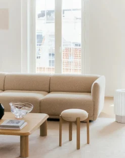 Fredericia Furniture Skamler<Pioneer Stool, smoked oak/primo 86 fra