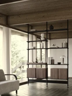 String Furniture Reolsystemer<Pira G2 Floor-to-Ceiling Shelving Bundle A fra String