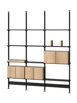 String Furniture Reolsystemer<Pira G2 Floor-to-Ceiling Shelving Bundle C fra String