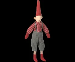 Maileg Nisser<Pixy size 2 nissedreng med rød skjorte fra 2025
