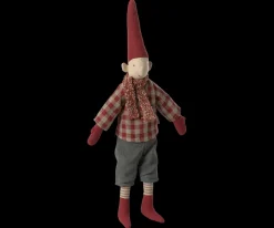 Maileg Nisser<Pixy size 2  nissedreng-­ ternet skjorte og tørklæde fra 2025