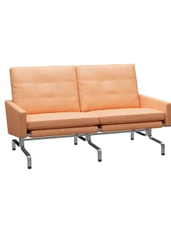 Fritz Hansen Sofaer<PK31/2 2 pers. Sofa af Poul Kjærholm