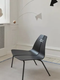 Fritz Hansen Loungestole|Lænestole<PK23 Lounge Chair, walnut/steel af Poul Kjærholm