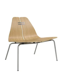 Fritz Hansen Loungestole|Lænestole<PK23 Lounge Chair, walnut/steel af Poul Kjærholm