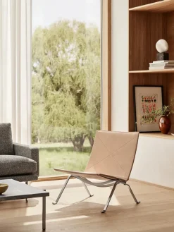 Fritz Hansen Loungestole|Lænestole<PK22 Loungestol af Poul Kjærholm