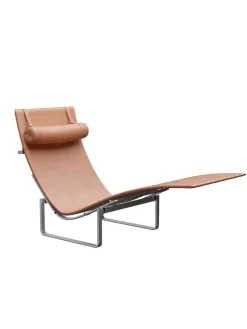 Fritz Hansen Loungestole|Lænestole<PK24 Loungestol af Poul Kjærholm