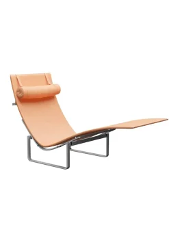 Fritz Hansen Loungestole|Lænestole<PK24 Loungestol af Poul Kjærholm