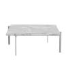 Fritz Hansen Sofaborde<PK61 Sofabord Jubilæumsudgave, grey-white marmor af Poul Kjærholm
