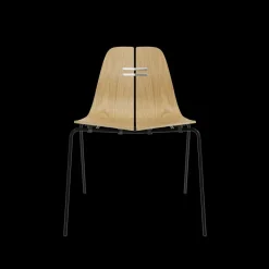 Fritz Hansen Spisebordsstole<PK3 spisebordsstol, valnød af Poul Kjærholm