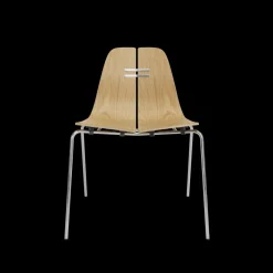 Fritz Hansen Spisebordsstole<PK3 spisebordsstol, valnød af Poul Kjærholm