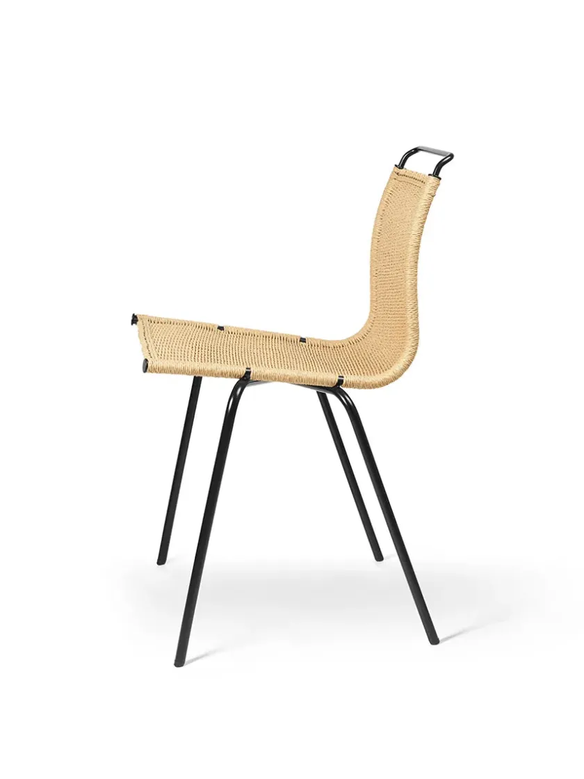 Carl Hansen & Søn Spisebordsstole<PK1 Stol, sort stel af Poul Kjærholm