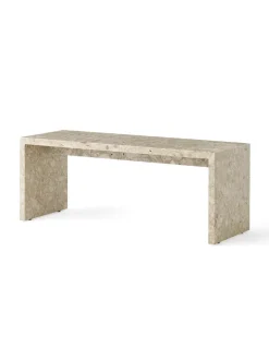 Audo Copenhagen Sofaborde<Plinth Bridge, Kunis Breccia stone fra