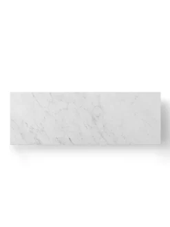 Audo Copenhagen Sofaborde<Plinth Bridge, White carrara marble fra