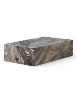Audo Copenhagen Sofaborde<Plinth Low Black Nero Marquina marmor fra