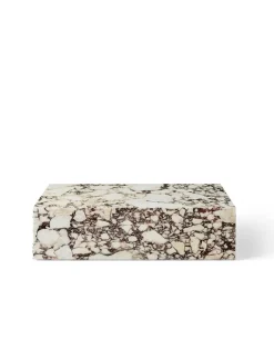 Audo Copenhagen Sofaborde<Plinth Low, grey galaxy marble fra