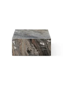 Audo Copenhagen Sofaborde<Plinth Low, grey galaxy marble fra