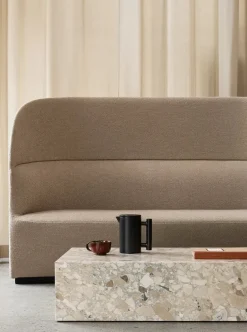 Audo Copenhagen Sofaborde<Plinth Low Grey Kendzo marmor fra