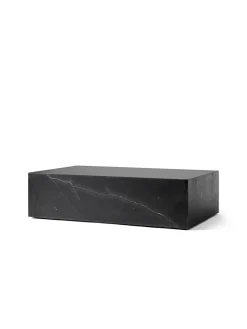 Audo Copenhagen Sofaborde<Plinth Low Grey Kendzo marmor fra