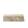 Audo Copenhagen Sofaborde<Plinth Low Sand Kunis Breccia marmor fra