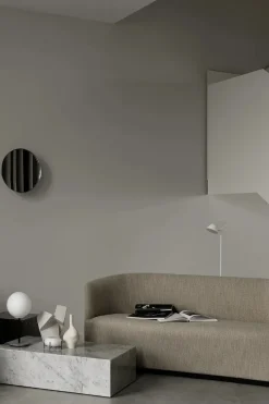 Audo Copenhagen Sofaborde<Plinth Low Sand Kunis Breccia marmor fra