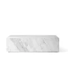 Audo Copenhagen Sofaborde<Plinth Low White Carrara marmor fra