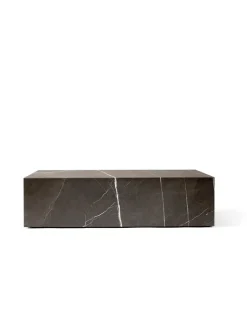 Audo Copenhagen Sofaborde<Plinth Low White Carrara marmor fra