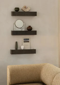 Audo Copenhagen Hylder<Plinth Shelf Grey Kendzo marmor fra