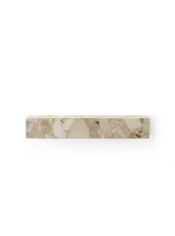 Audo Copenhagen Hylder<Plinth Shelf Sand Kunis Breccia marmor fra