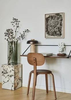 Audo Copenhagen Sideborde Og Små Borde<Plinth Tall Rose Calacatta Viola marmor fra