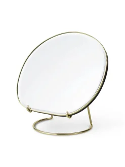 Ferm Living Spejle<Pond Table Mirror, Brass fra