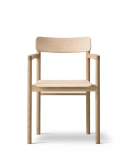 Fredericia Furniture Spisebordsstole<Post Spisebordsstol, eg lys olie fra