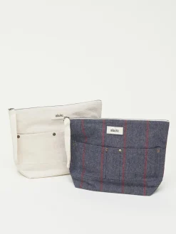 Aiayu Toilettasker|Toilettasker<Pouch Pocket Canvas, pure ecru fra
