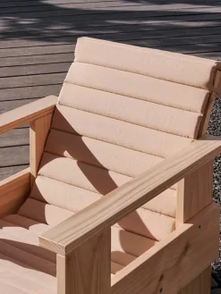 HAY Havehynder<Quilted sædehynde til Crate Loungechair, Iron Red fra