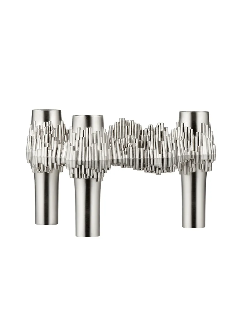 STOFF Nagel Gaver Til Ham|Gaver Til Hende<Quist Lysestage, børstet krom fra