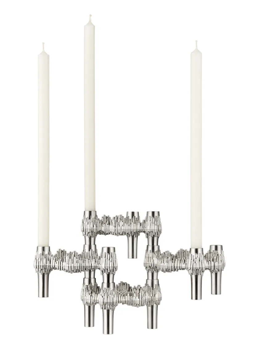 STOFF Nagel Gaver Til Ham|Gaver Til Hende<Quist Lysestage, børstet krom fra