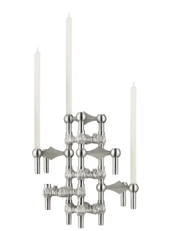 STOFF Nagel Gaver Til Ham|Gaver Til Hende<Quist Lysestage, børstet krom fra