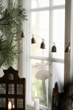 Ib Laursen Juletræspynt<Ranke m/8 klokker fra