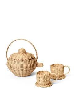 Børn Ferm Living Gaver|Gaver Til Børn<Rattan Tea Set fra
