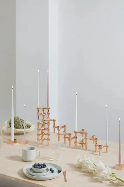 STOFF Nagel Lysestager<Reflect Lysestage, krom fra