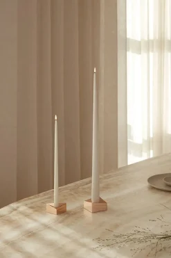 STOFF Nagel Lysestager<Reflect Lysestage, krom fra