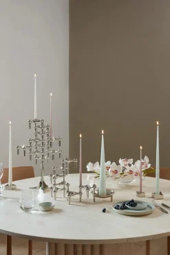 STOFF Nagel Lysestager<Reflect Lysestage, krom fra