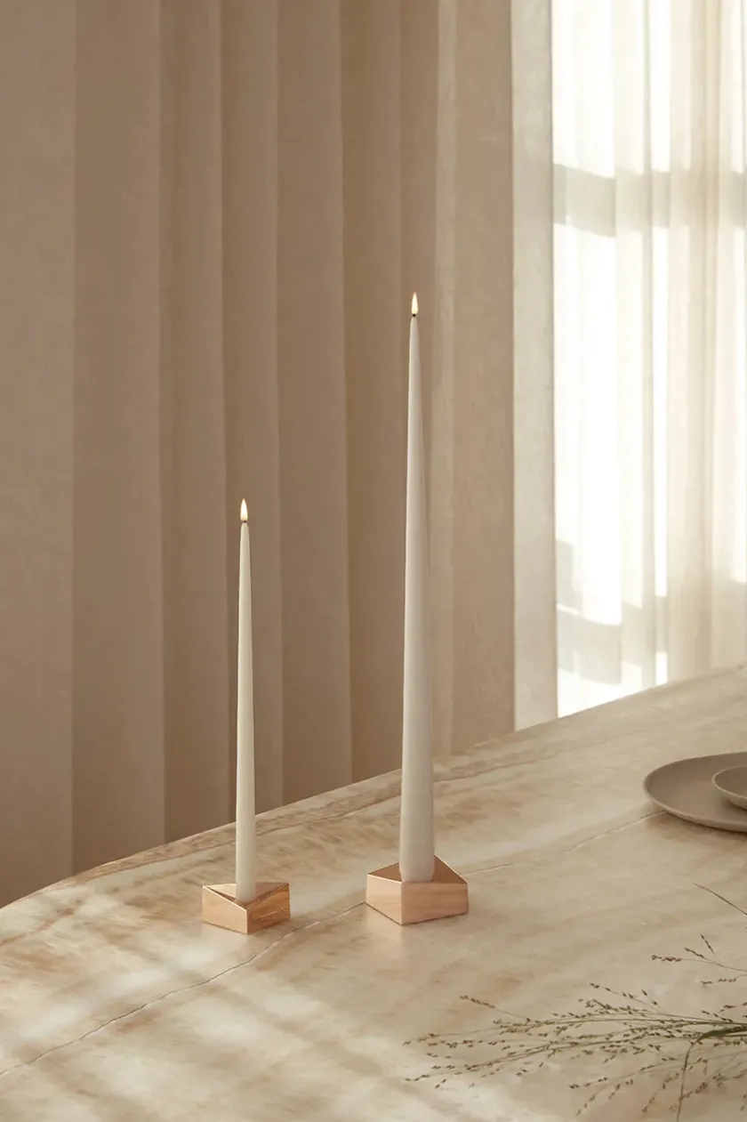 STOFF Nagel Lysestager<Reflect Lysestage, rosa guld fra