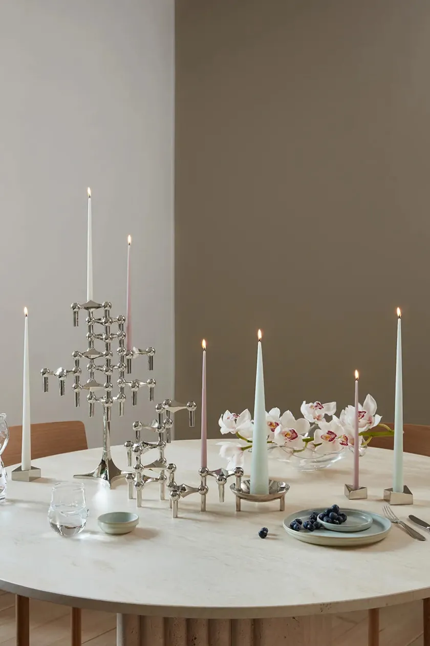 STOFF Nagel Lysestager<Reflect Lysestage, rosa guld fra